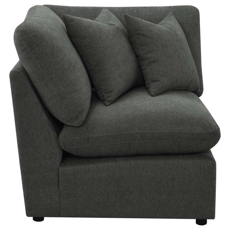 Collins Modular Corner Chair Dark Grey-zoom-