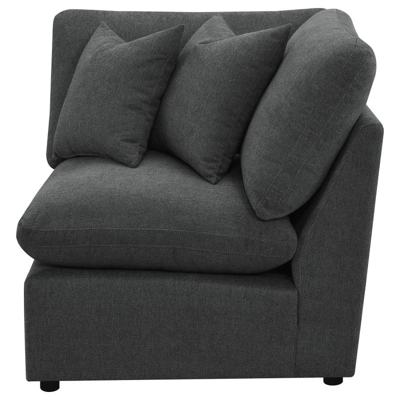 Collins Modular Corner Chair Dark Grey-zoom-