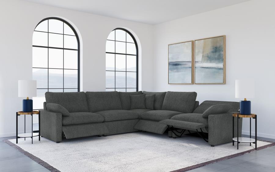 Collins Modular LAF Power Recliner Dark Grey-15