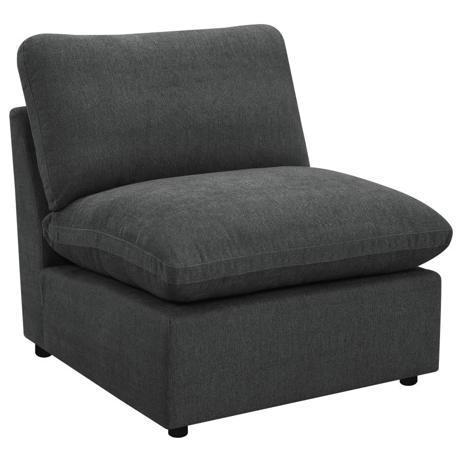Collins 5-piece Modular Power Reclining Sectional Dark Grey-5