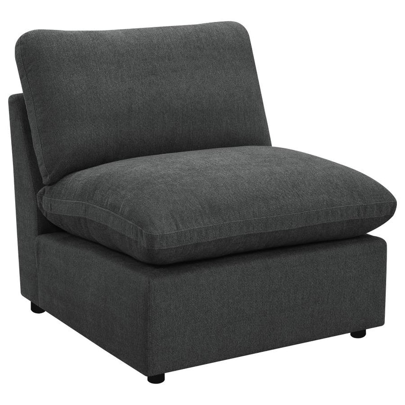 Collins 5-piece Modular Power Reclining Sectional Dark Grey-zoom-