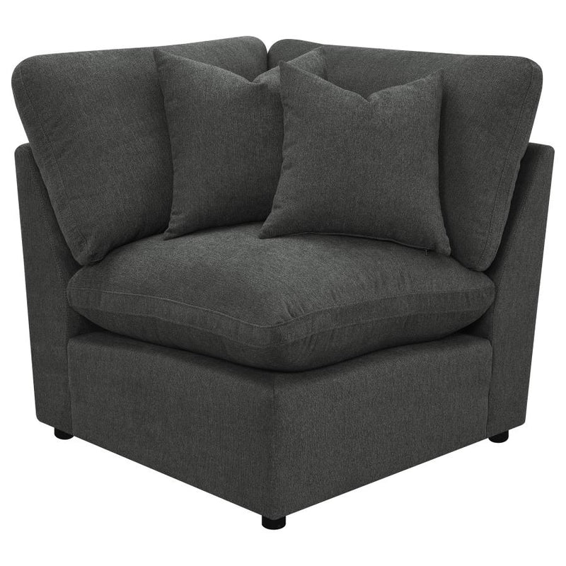 Collins 5-piece Modular Power Reclining Sectional Dark Grey-zoom-