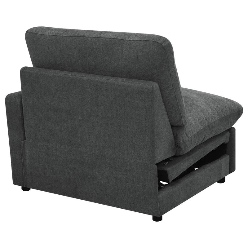 Collins Modular RAF Power Recliner Dark Grey-zoom-