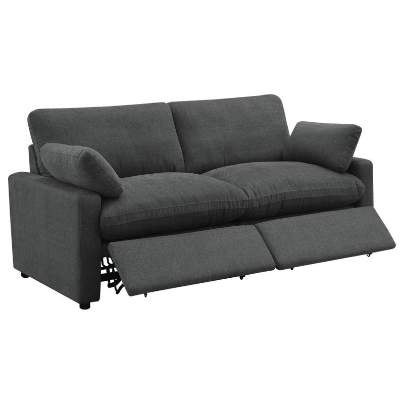 Collins Modular Power Loveseat Dark Grey-zoom-
