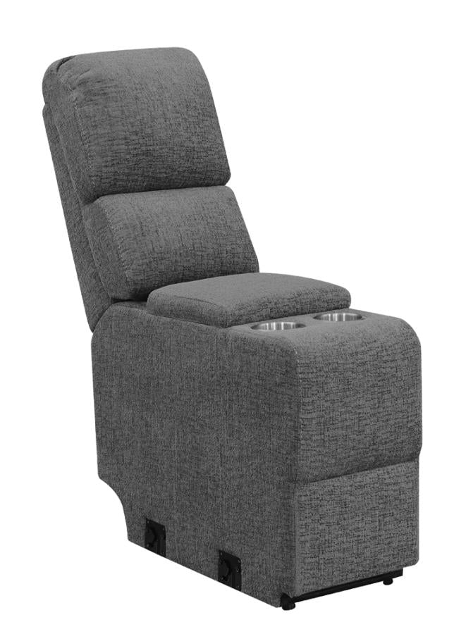 Bahrain Upholstered Console Charcoal-1