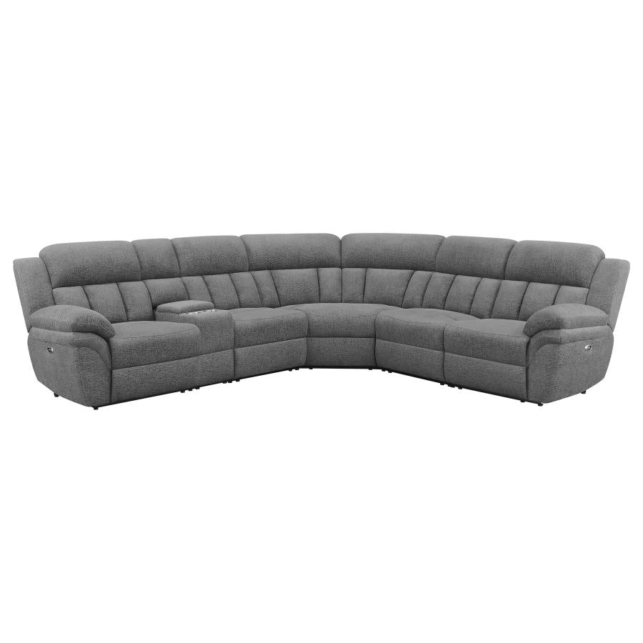 Bahrain 6-piece Modular Power Reclining Sectional Charcoal-zoom-1