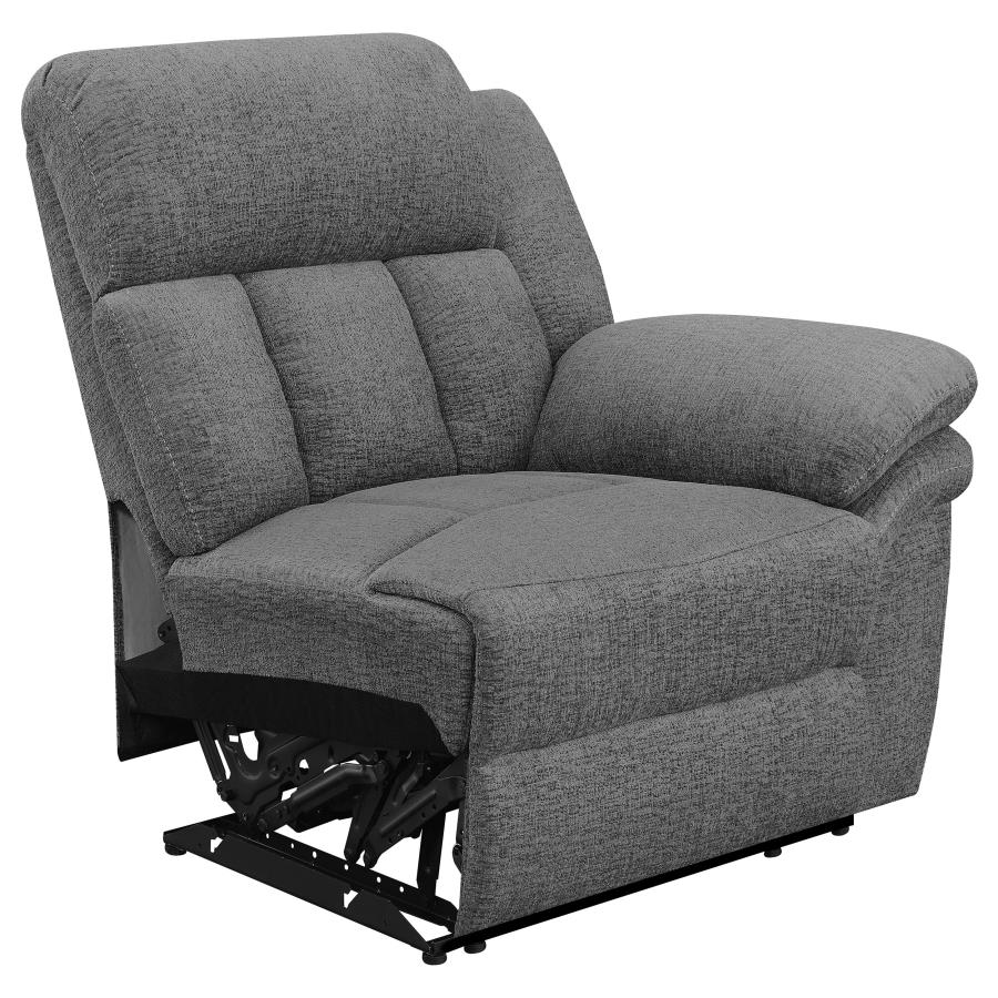 Bahrain 5-piece Power Home Theater Seating Charcoal-zoom-10
