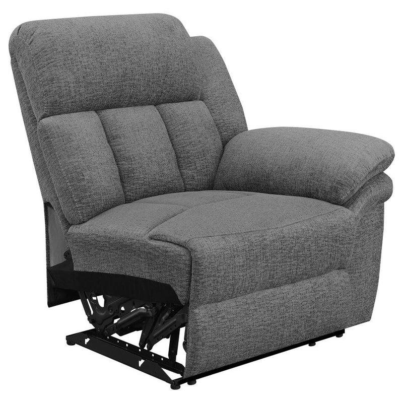 Bahrain 5-piece Power Home Theater Seating Charcoal-zoom-
