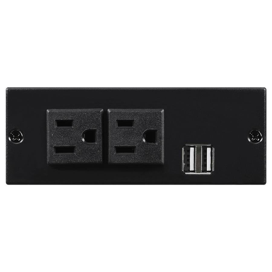Bahrain 5-piece Power Home Theater Seating Charcoal-15