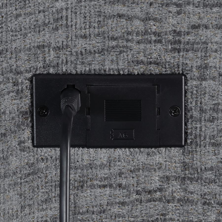 Bahrain 5-piece Power Home Theater Seating Charcoal-16