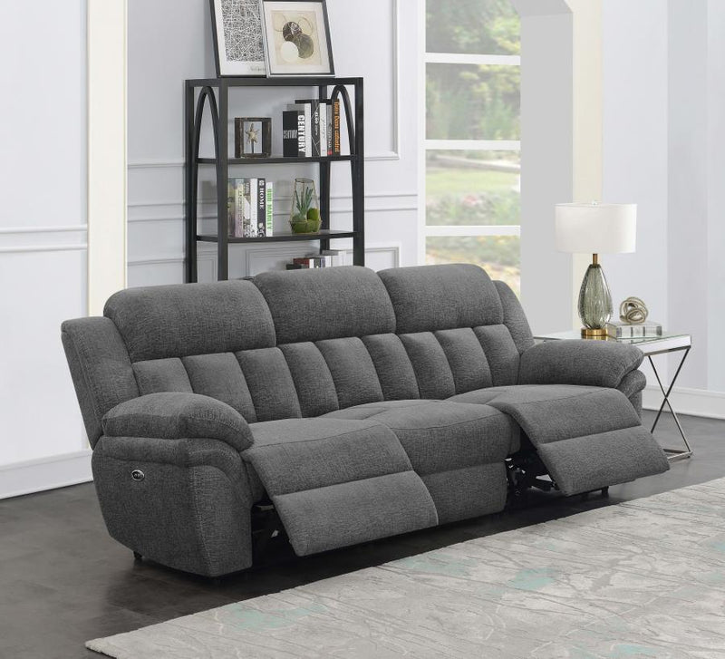 Bahrain Upholstered Power Sofa Charcoal-zoom-