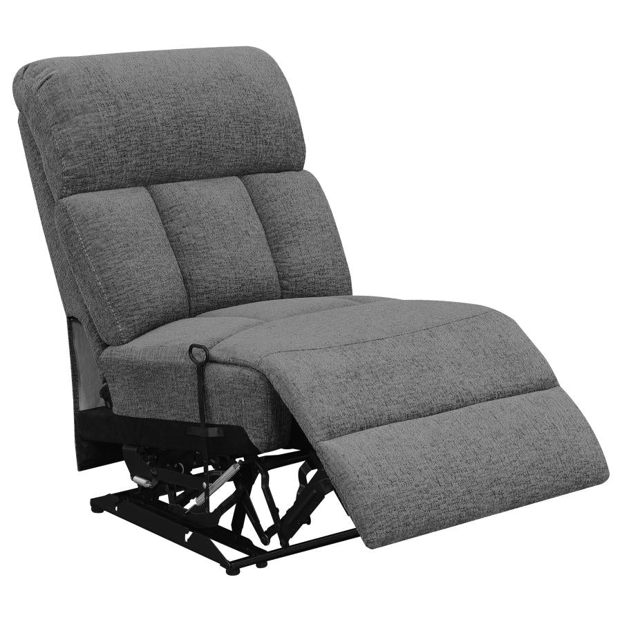 Bahrain 5-piece Upholstered Home Theater Seating Charcoal-zoom-9