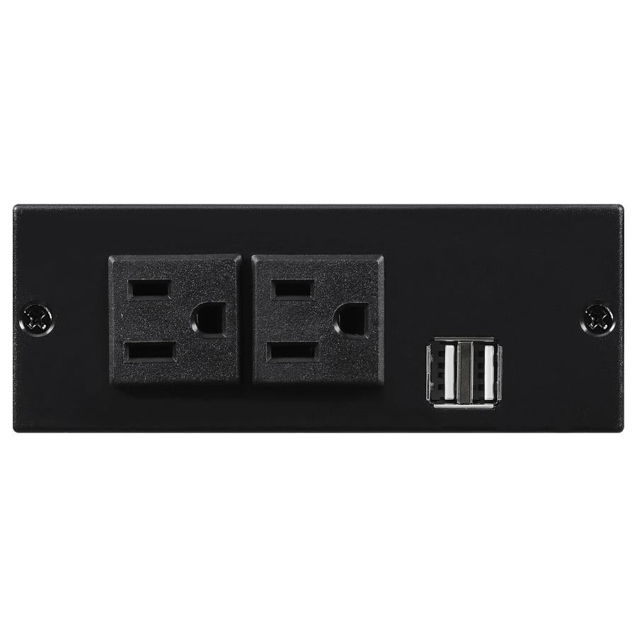 Bahrain 5-piece Upholstered Home Theater Seating Charcoal-zoom-18