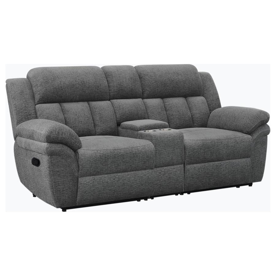 Bahrain Upholstered Motion Loveseat Charcoal-zoom-1