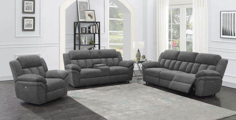 Bahrain Upholstered Power Glider Recliner Charcoal-zoom-