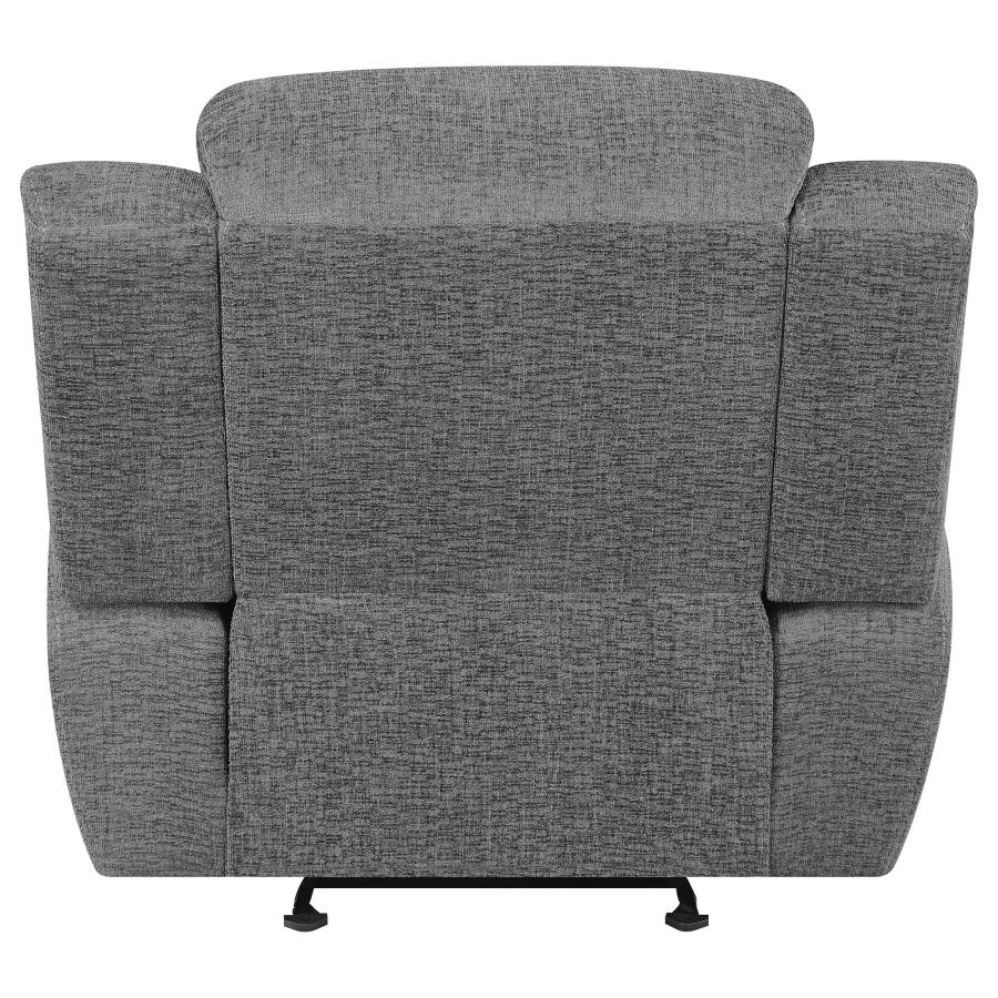 Bahrain Upholstered Glider Recliner Charcoal-zoom-8
