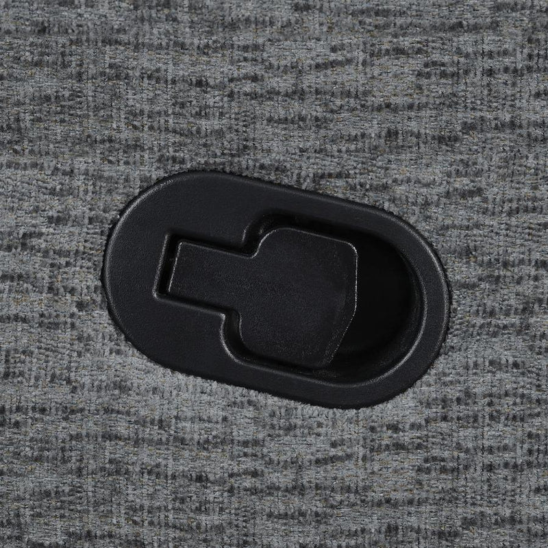 Bahrain Upholstered Glider Recliner Charcoal-zoom-