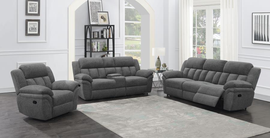 Bahrain Upholstered Glider Recliner Charcoal-16