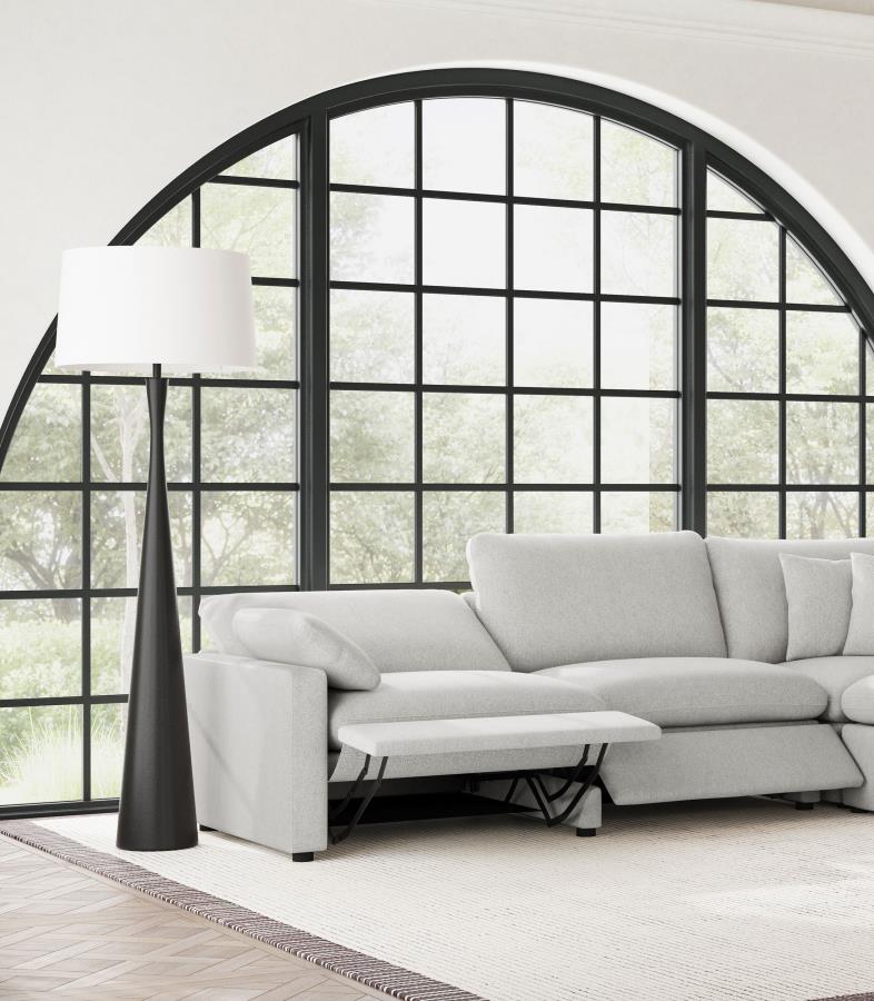Collins Modular Power Armless Recliner Grey-3