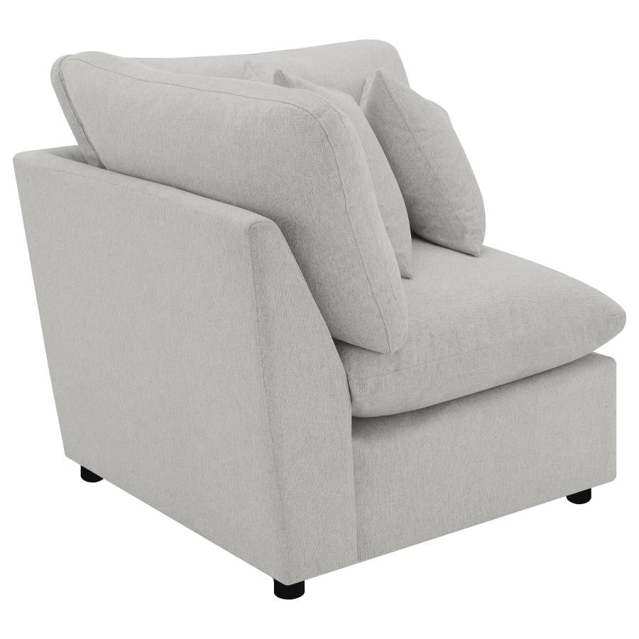 Collins Modular Corner Chair Grey-3