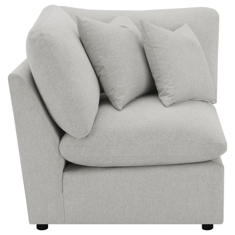 Collins Modular Corner Chair Grey-zoom-