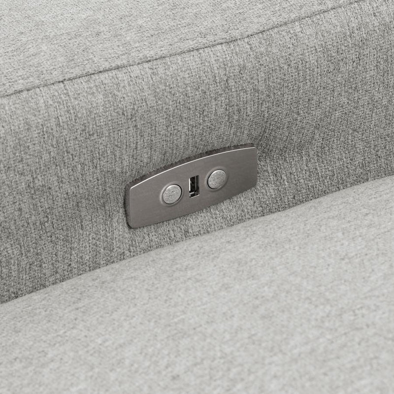 Collins 5-piece Modular Power Reclining Sectional Grey-zoom-
