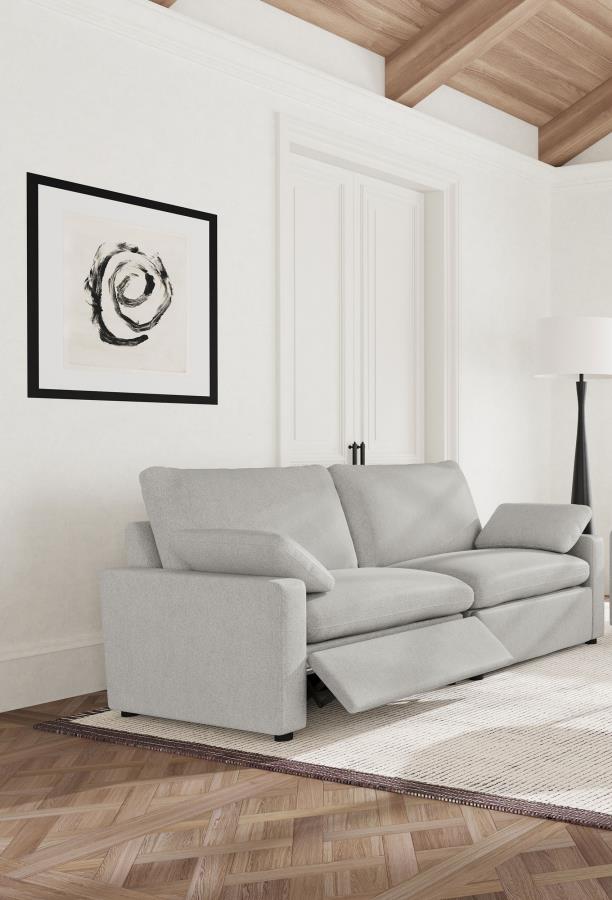 Collins Modular Power Loveseat Grey-3