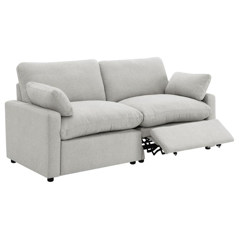 Collins Modular Power Loveseat Grey-zoom-