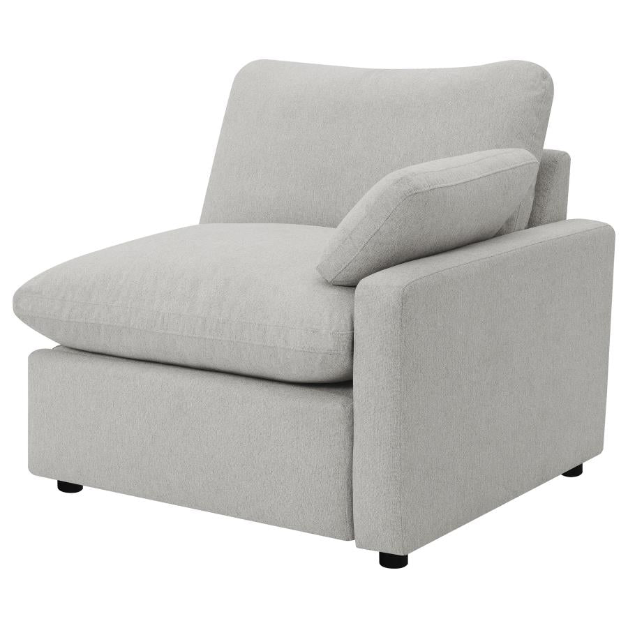 Collins Modular Power Loveseat Grey-7