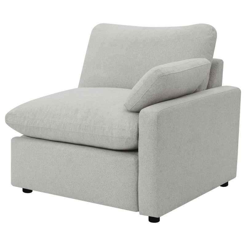 Collins Modular Power Loveseat Grey-zoom-