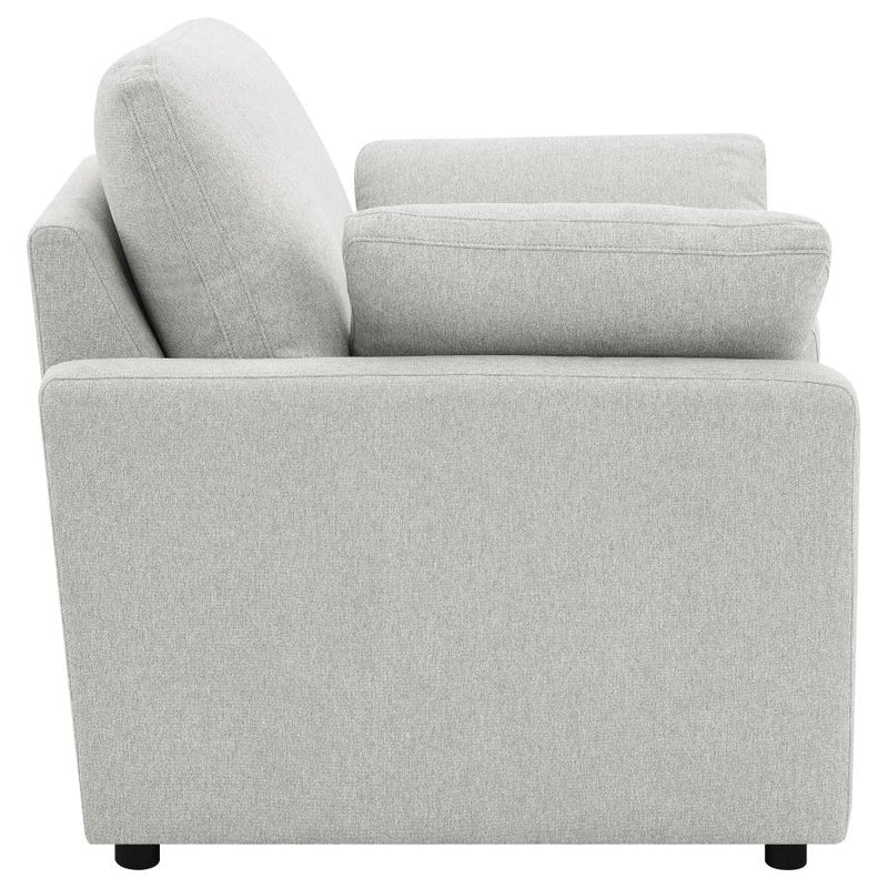 Collins Upholstered Power Recliner Chair Grey-zoom-