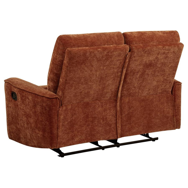 Navarro 2-piece Upholstered Reclining Sofa Set Orange-zoom-