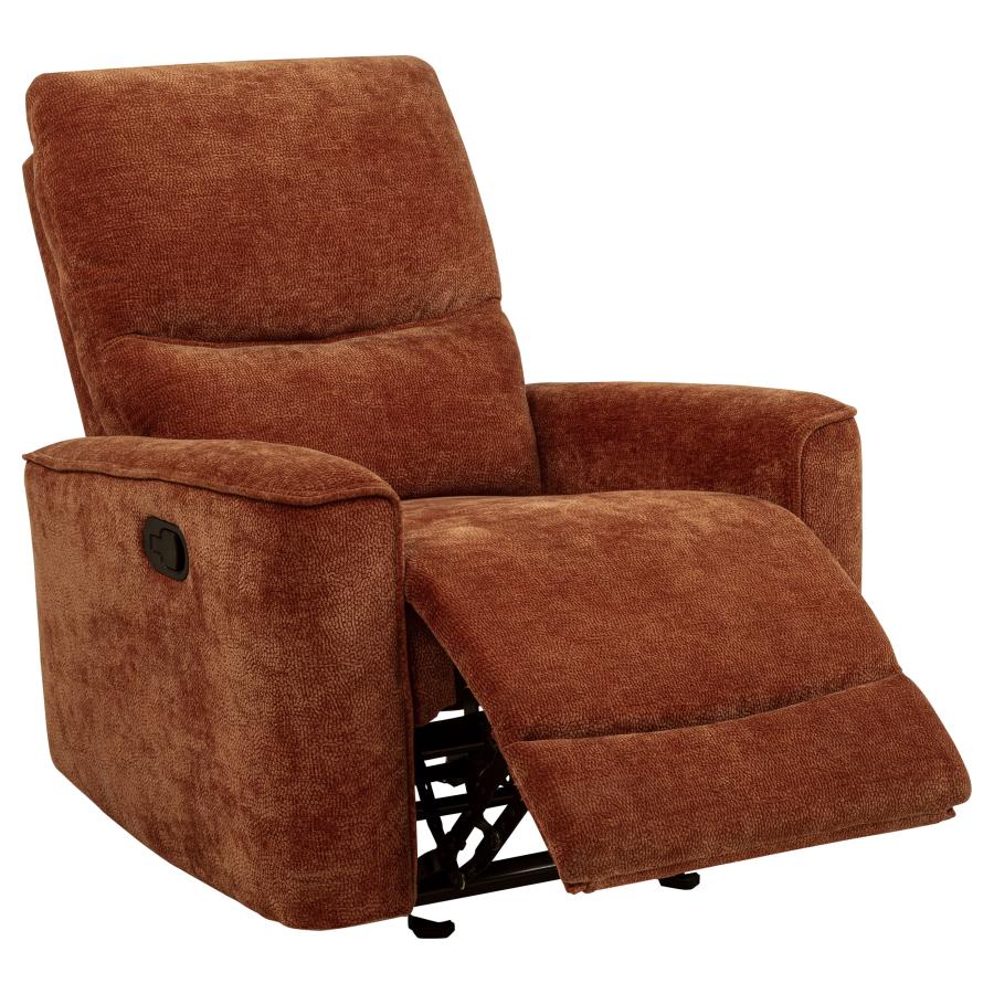 Navarro 3-piece Upholstered Reclining Sofa Set Orange-zoom-12