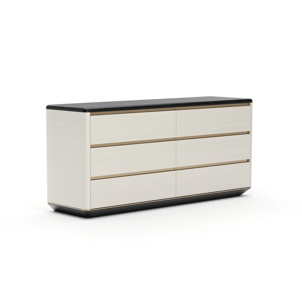 Caracole Madera Dresser – angle view – Lusso Furniture Miami