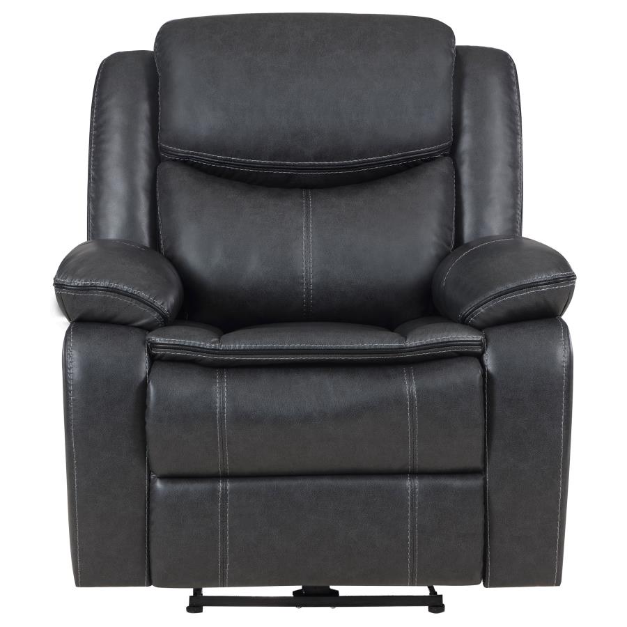 Sycamore Upholstered Power Recliner Chair Dark Grey-zoom-5