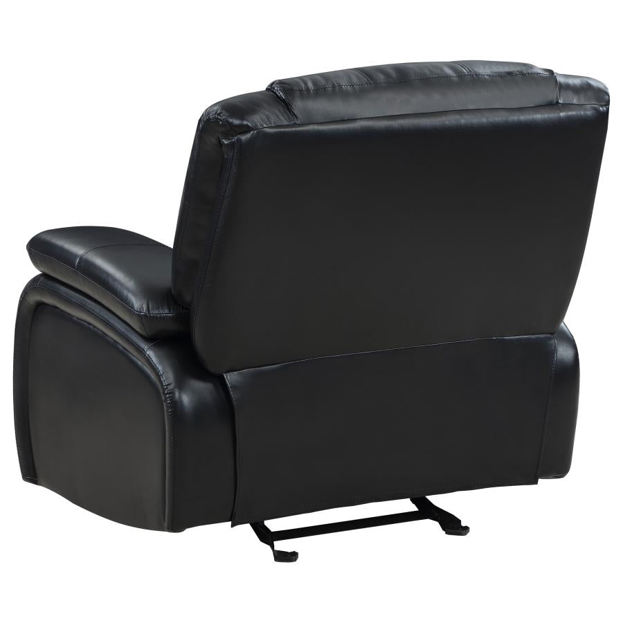 Camila Upholstered Glider Recliner Chair Black-zoom-6