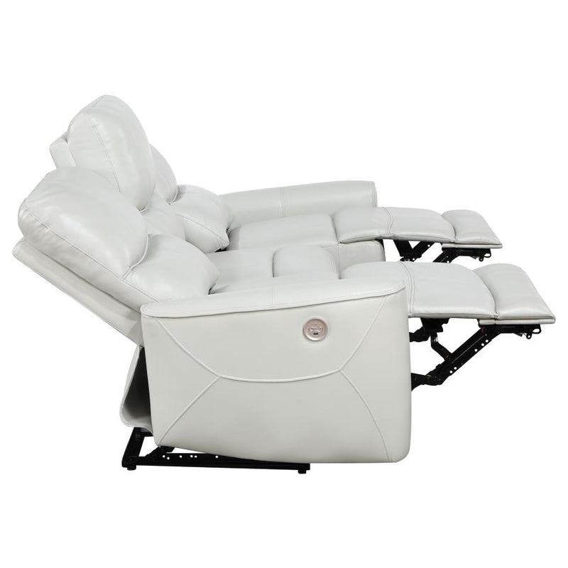Greenfield 2-piece Power Reclining Sofa Set Dove Grey-zoom-