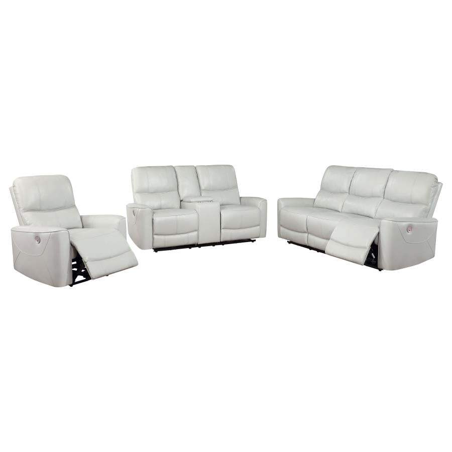 Greenfield 3-piece Power Reclining Sofa Set Dove Grey-zoom-3