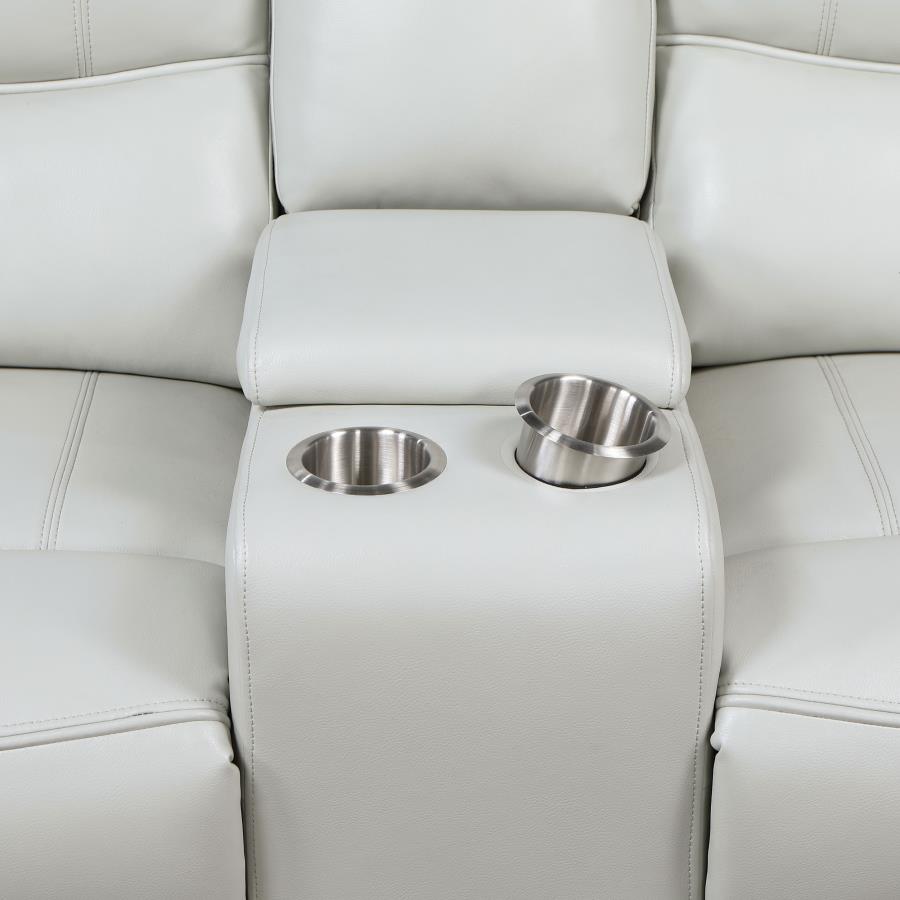 Greenfield 3-piece Power Reclining Sofa Set Dove Grey-14