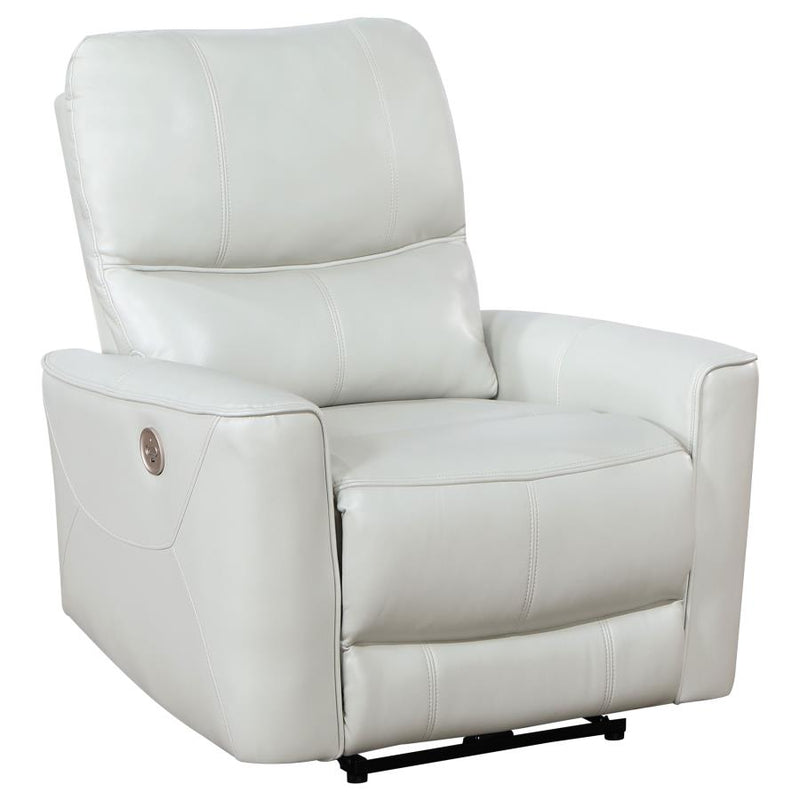 Greenfield Upholstered Power Recliner Chair Dove Grey-zoom-