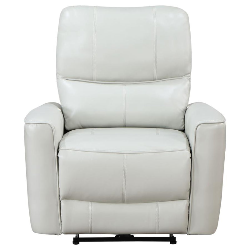 Greenfield Upholstered Power Recliner Chair Dove Grey-zoom-