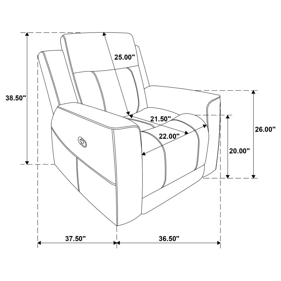 Brentwood 3-piece Upholstered Reclining Sofa Set Taupe-zoom-19