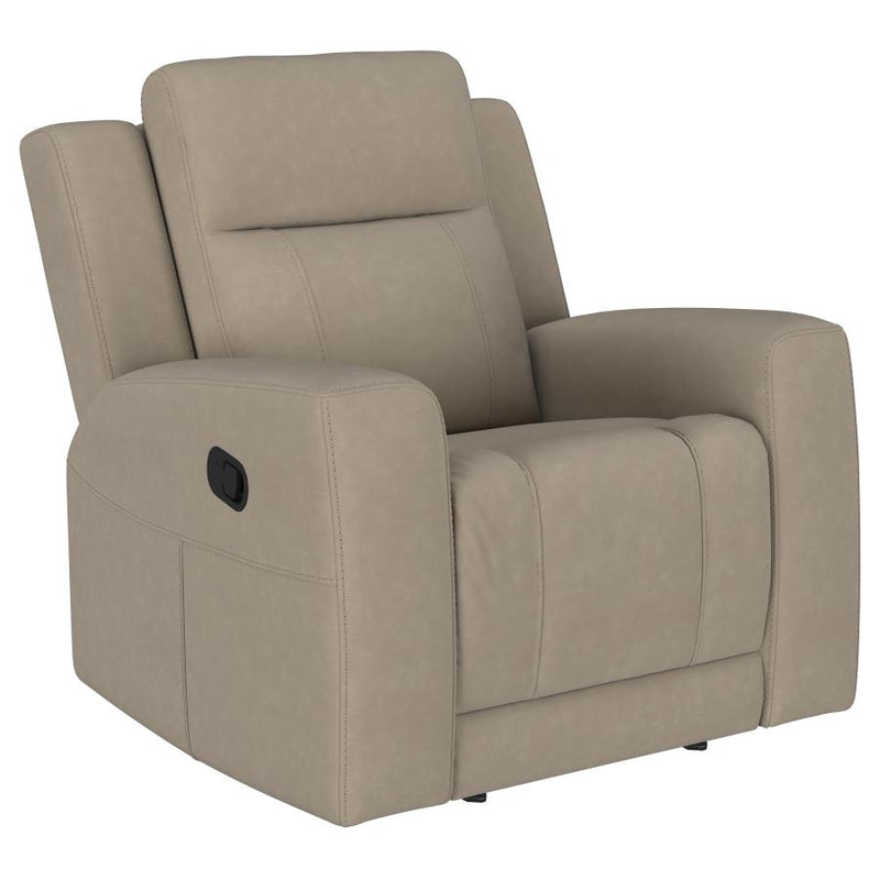 Brentwood Upholstered Recliner Chair Taupe-zoom-
