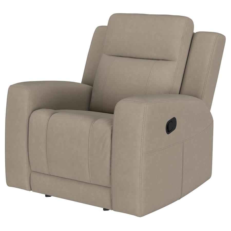 Brentwood Upholstered Recliner Chair Taupe-zoom-5