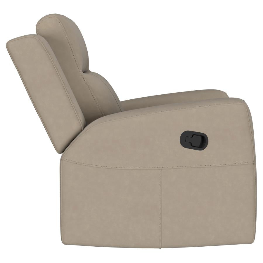 Brentwood Upholstered Recliner Chair Taupe-zoom-10