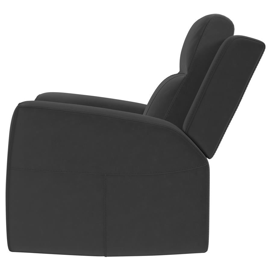 Brentwood Upholstered Recliner Chair Dark Charcoal-zoom-5