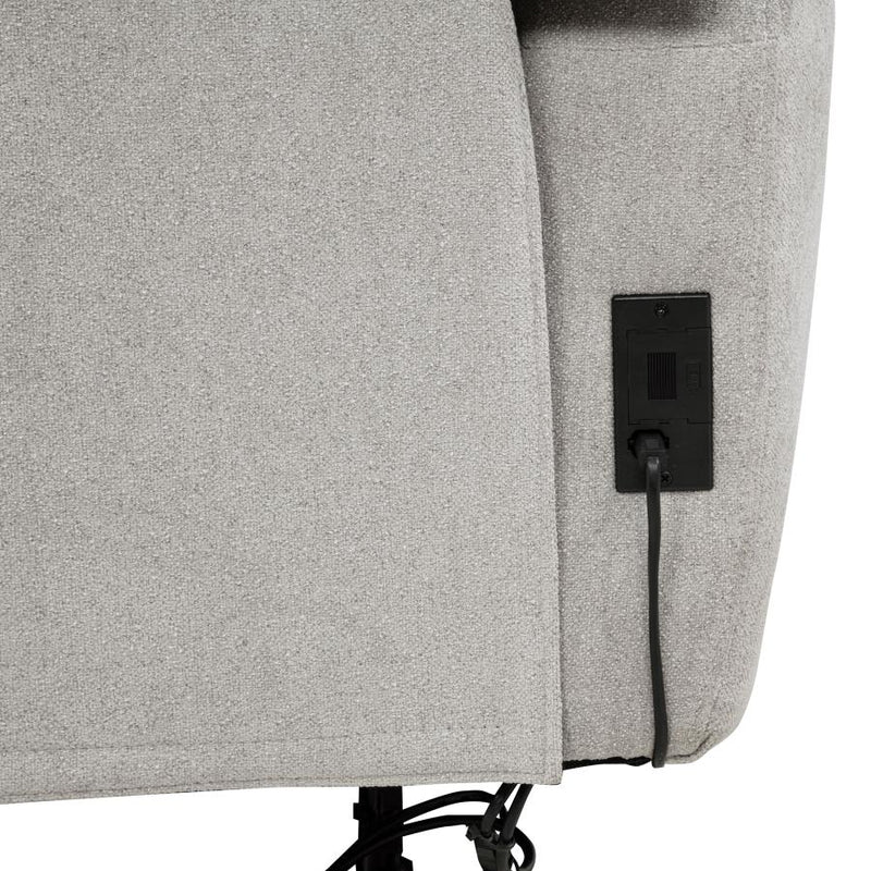 Sylmar 3-piece Chenille Power Reclining Sofa Set Dove Grey-zoom-