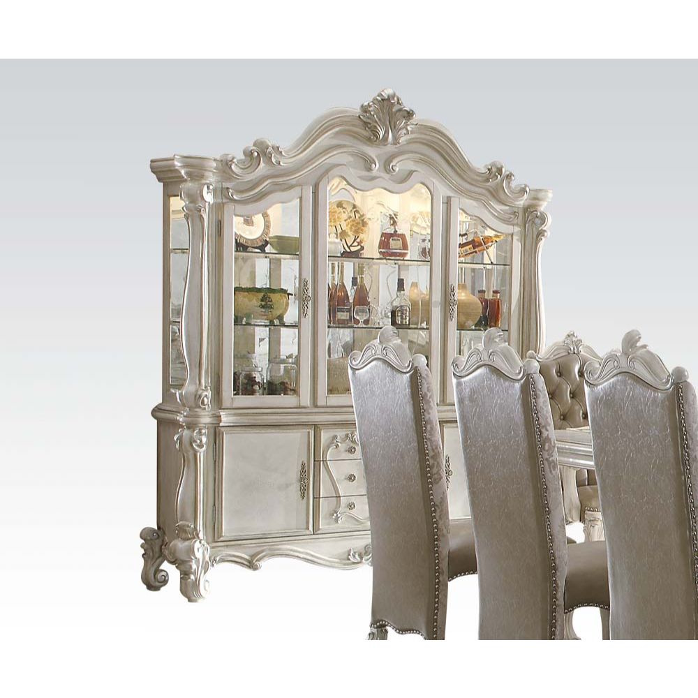 ACME Versailles Buffet & Hutch – angle view – Lusso Furniture Miami