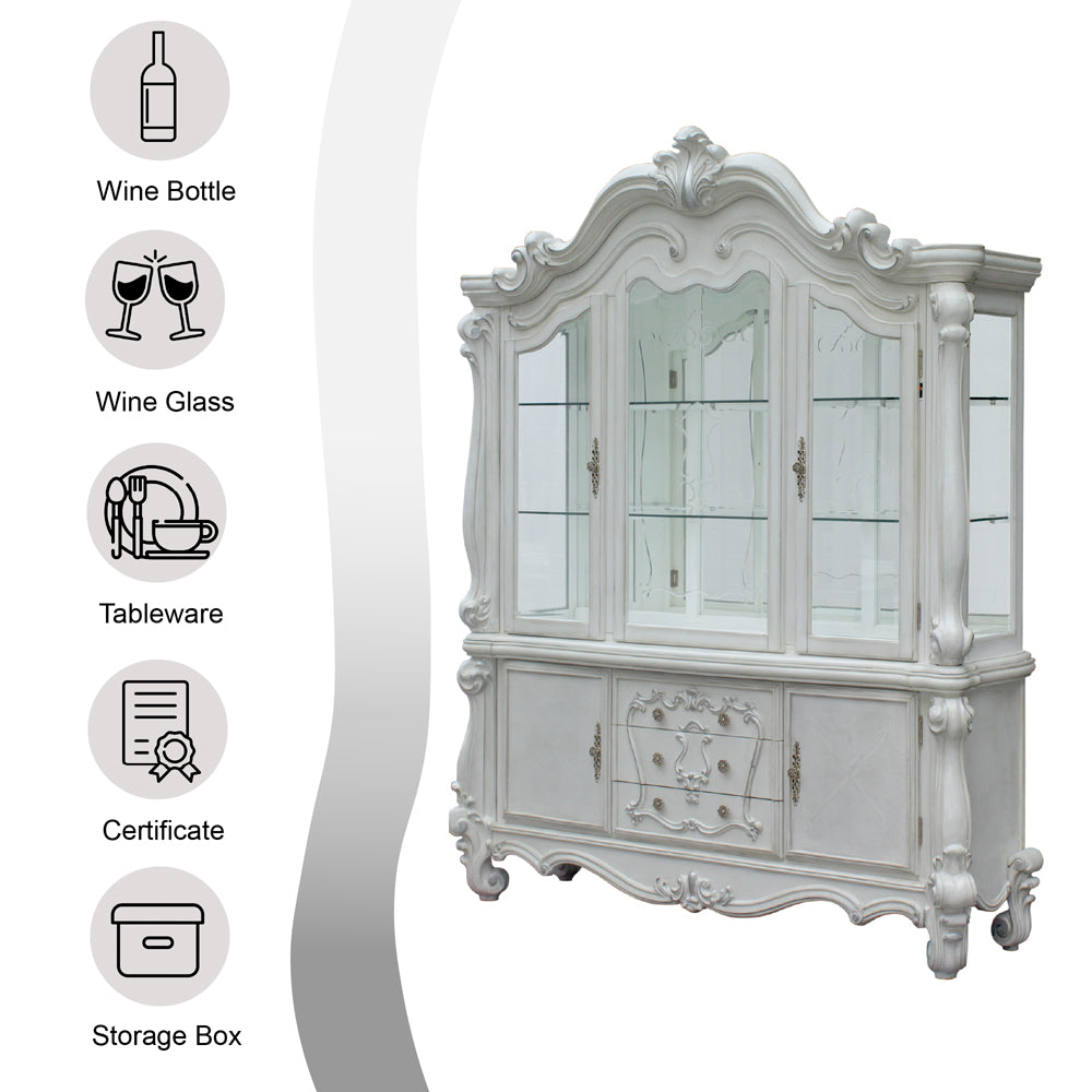 ACME Versailles Buffet & Hutch – room setting – Lusso Furniture Miami