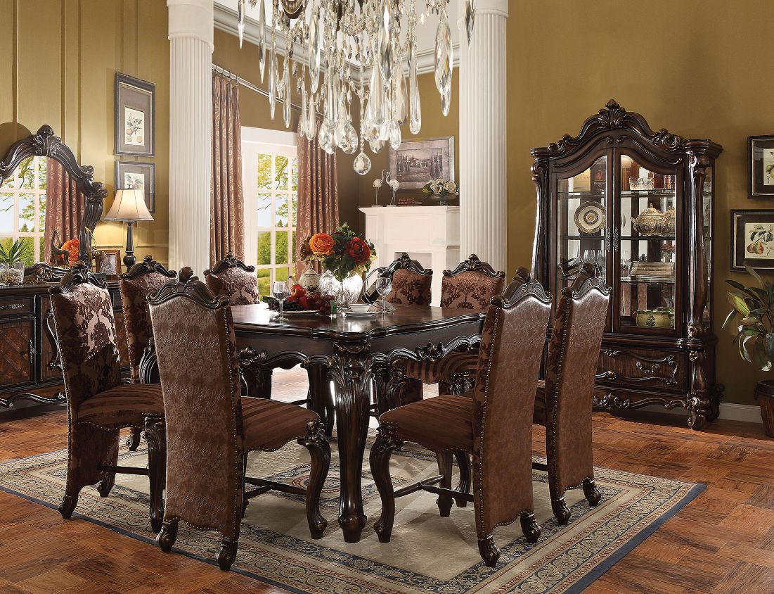ACME Versailles Counter Height Table – side view – Lusso Furniture Miami